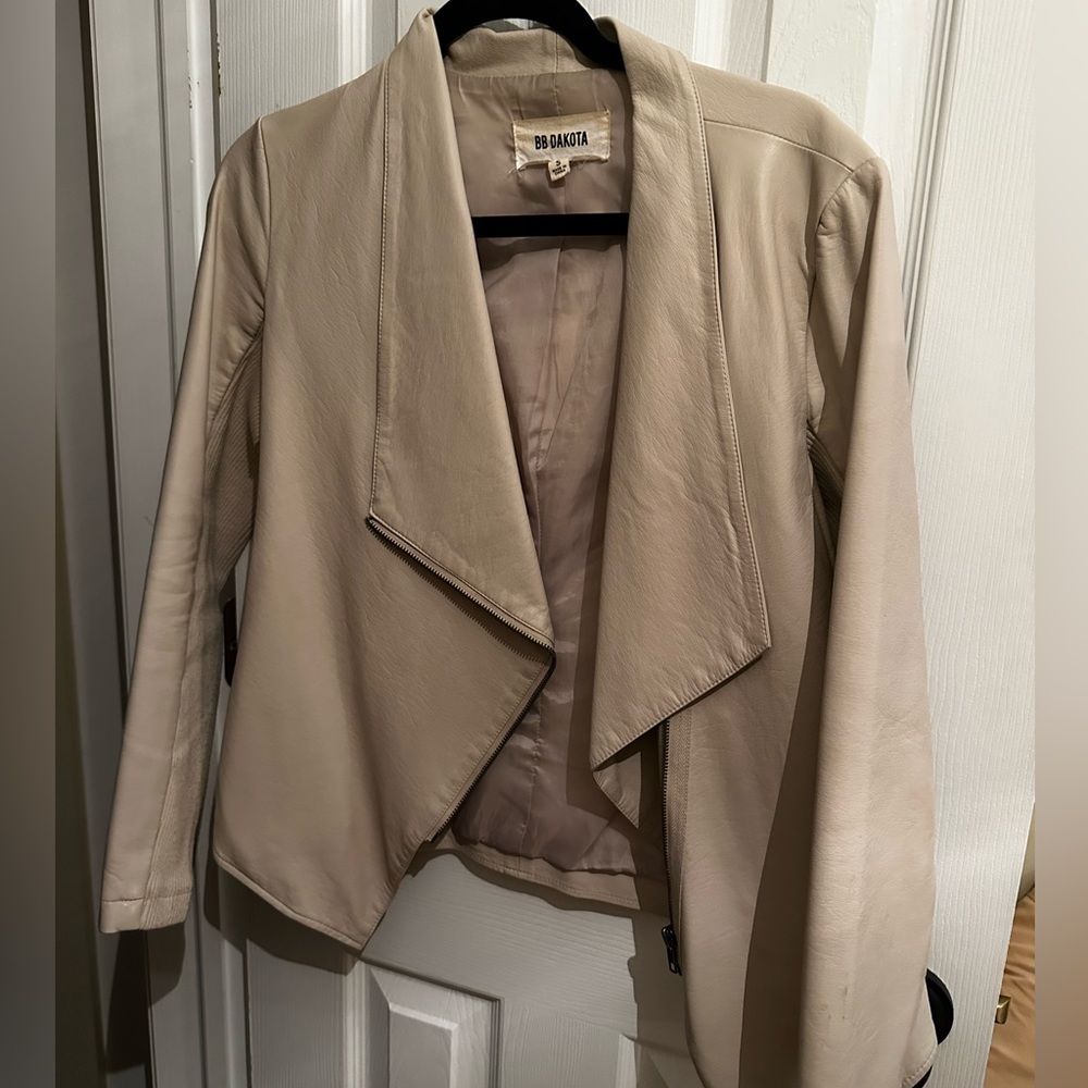 Vegan leather jacket